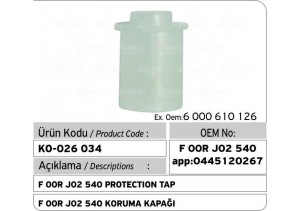 F00RJ02540 Plastic Protection Tap (ex: 6 000 610 126)